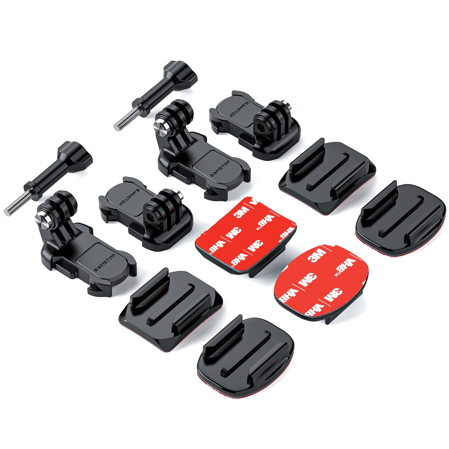 Kit De Accesorios: Soportes Adhesivos Para Cascos Sametop Para Cámaras Gopro