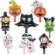 thumbnail image 1 of 8 globos de aluminio para Halloween, globos de Halloween, decoración para fiestas de Halloween, mini globos de calabaza, murciélago, fantasma, bruja, globos de aluminio para Halloween, decoraciones pa, 1 of 7