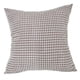 thumbnail image 4 of Funda de almohada de pana color sólido sofá cuadrado cojín gris funda, 4 of 5