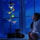 thumbnail image 5 of Campanillas de viento solares Toodour con LED mariposa de cambio de color, 5 of 7