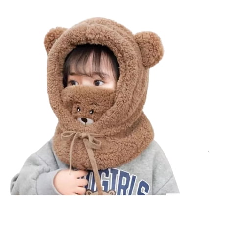 El Edén - Gorro Chiporro Con Cuello, Talla M Para Niños Y Adultos Chocolate