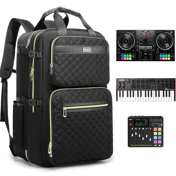 Mochila Rabjen DJ para conciertos de club con funda mezcladora de DJ Pioneer DDJ-REV1