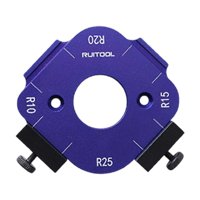 Magideal - -Plantilla De Posicionamiento De Ángulo, Plantilla De Radio De Esquina, Herramienta De Posicionamiento 5 En 1, Herramienta Auxiliar De Corte Para Máqu Estilo A