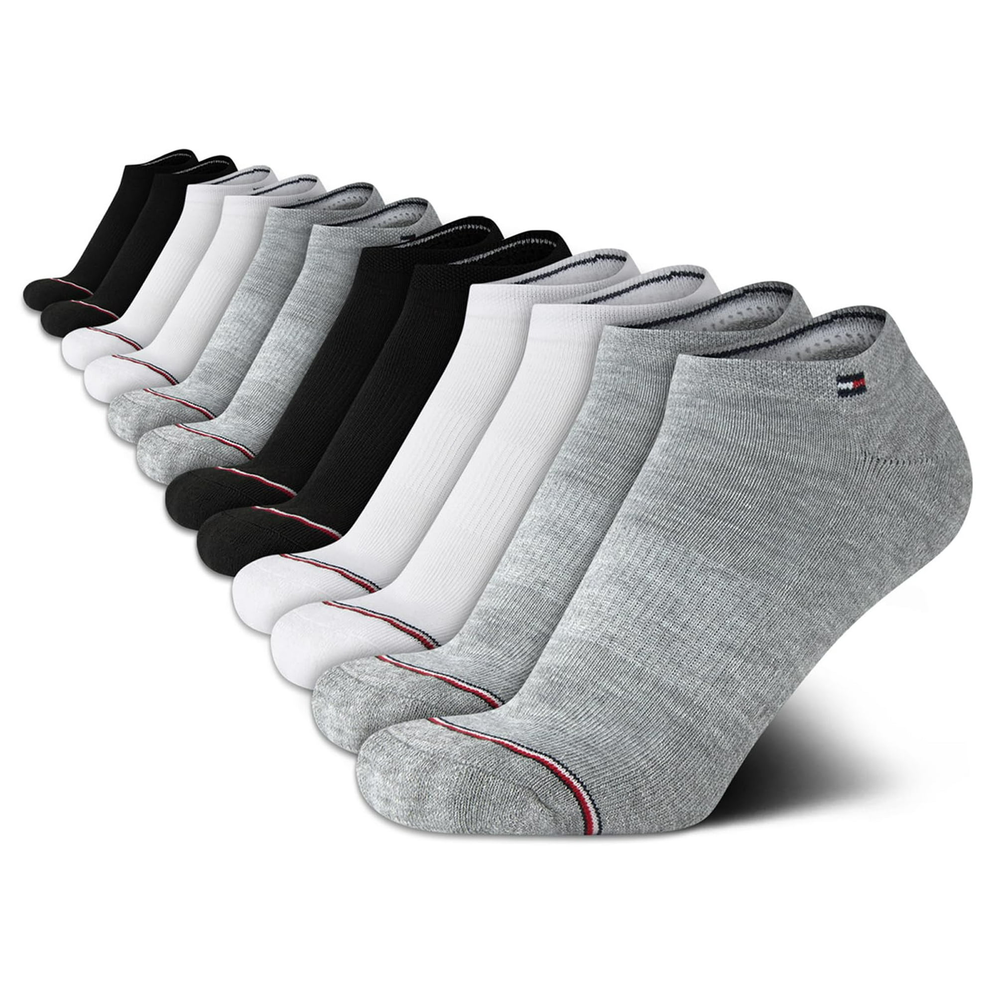 Calcetines No Show Tommy Hilfiger Para Mujer, Paquete De 12, Tallas 4-10