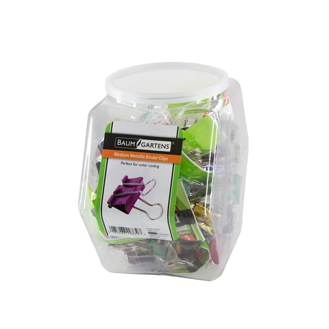 Binder Clips Baumgartens Medium Contemporary Metallic 18/Ds