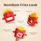 thumbnail image 5 of Manopla de dentición Honey Bun Toys NomNom Fries, mordedor de silicona, 5 of 6
