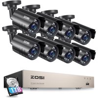 Sistema De Cámaras De Seguridad Zosi 3K Lite 8Ch Con 8 Cámaras 1080P