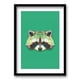 thumbnail image 1 of Cuadro Mapache Geometrico 50x35cms, 1 of 1