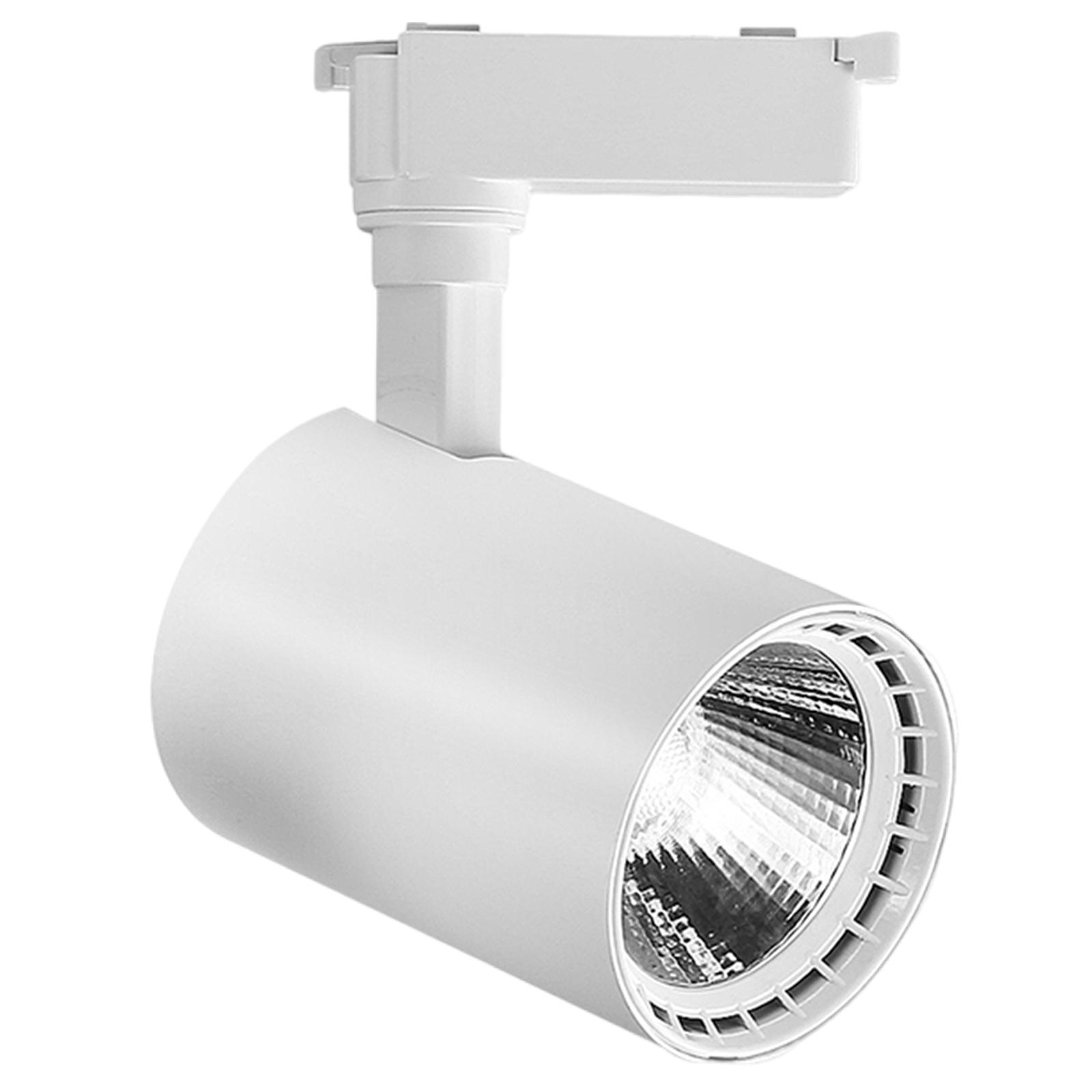 Magideal - Cabezal De Lámpara De Riel Led Cob Aluminio Ajustable 40W De Tejado Lámpara De Riel De Lámpara De Riel Para Tienda De Ropa Tienda Hotel Sala De Luz Blanca Neutra