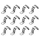 thumbnail image 1 of Abrazadera rígida para tuberías Uxcell, abrazadera de conducto de acero inoxidable 304, soporte en U grueso de 1 agujero 1-1/4" (32mm), 1 of 7