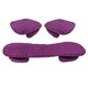 thumbnail image 2 of 1x Asiento De Coche Cojín Antideslizante De Invierno Funda De Asiento Transpirable Suave Suministros Púrpura, 2 of 5