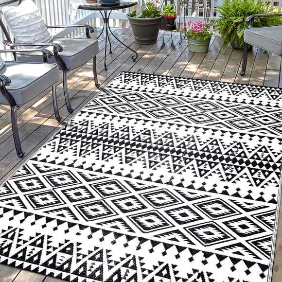 Alfombra Reversible Impermeable para Exterior DiiKoo 152x244 cm
