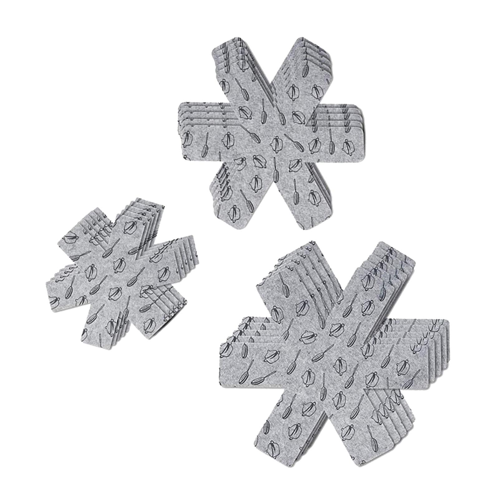 Bothyi - 15 Uds Separador De Ollas Y Sartenes Almohadillas Protectoras Antideslizantes Para Utensilios De Cocina A Prueba De Arañazos