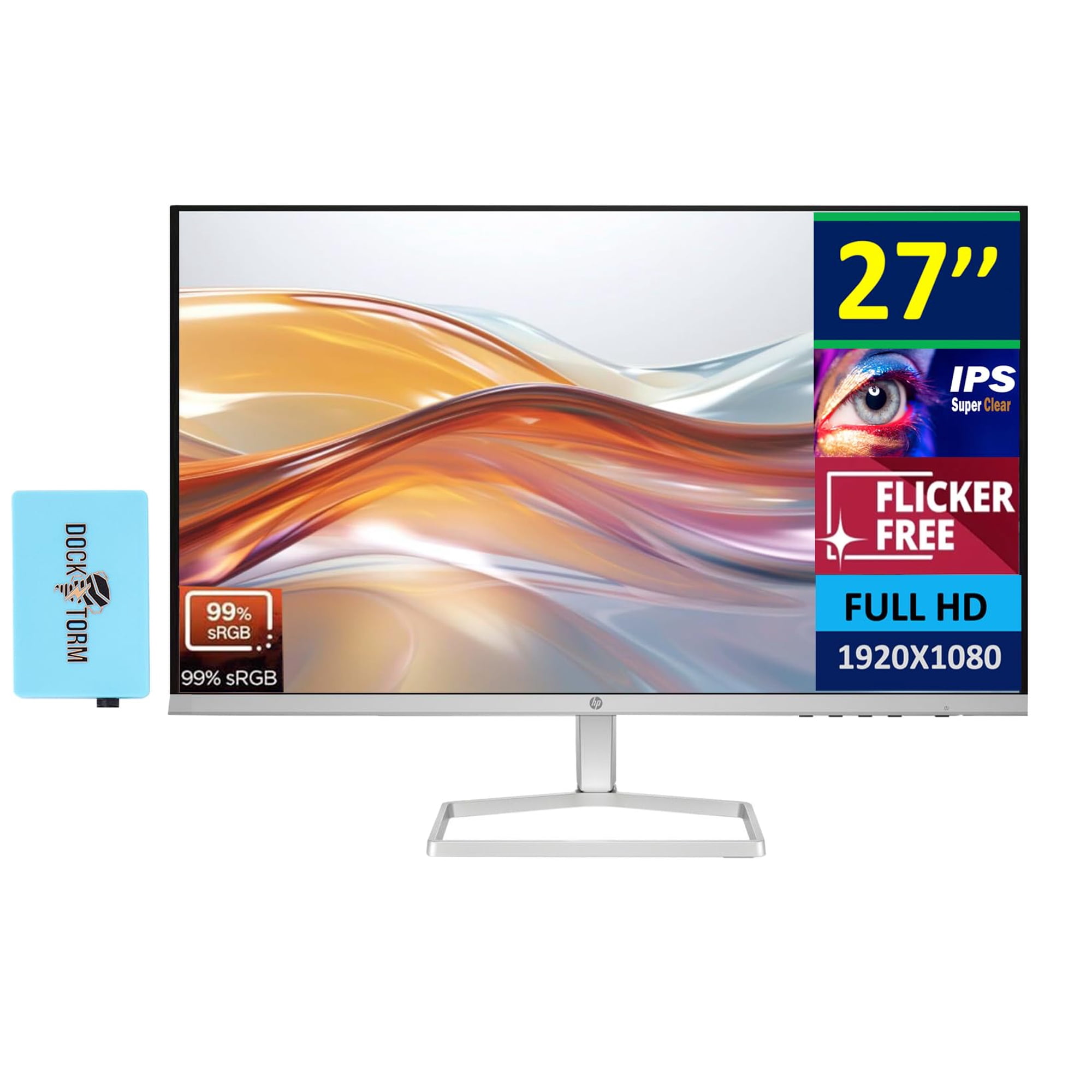 Monitor Hp Serie 5 527sw, 27 Pulgadas, Fhd, Ips, 300 Nits, Blanco