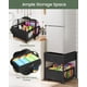 thumbnail image 4 of Mini soporte para nevera CHOEZON, mesa auxiliar con almacenamiento negro TBZ55BB, 4 of 9