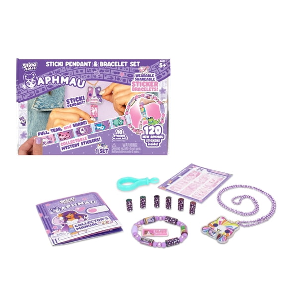 Kit de Manualidades Sky Castle Aphmau Set de Colgante y Pulsera con Stickers