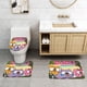thumbnail image 2 of Juego de Alfombras de Baño Desmarcar Bubu y los Pequeños Búhos 3 Piezas, 2 of 6
