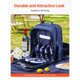 thumbnail image 4 of Mochila de Picnic VEVOR para 4 personas con nevera y cubiertos, 4 of 9