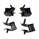 thumbnail image 2 of 4x Generadores Pies amortiguadores Soporte de goma antivibración para generador Piezas fáciles de usar Soporte para pies antivibración para generador, 2 of 5
