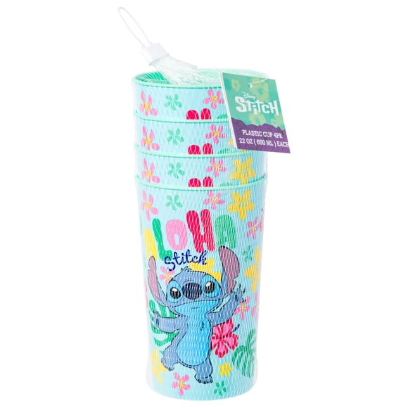 Juego de tazas Silver Buffalo Lilo Stitch Aloha Stitch 650 ml, 4 unidades