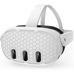 Cubierta Protectora Silicona Aaronmei Meta Quest 3 Blanco