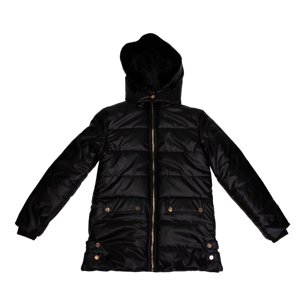 Parka Niña Negro Pillin