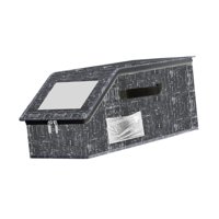 Bothyi - Organizador De Gorras De Béisbol Con Cierre De Cremallera Multifuncional De Cartón Negro