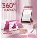 thumbnail image 4 of Funda giratoria 360° MoKo de 18 cm color rosa fluido para eBook, 4 of 8