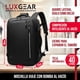 thumbnail image 2 of Mochila Maleta Viaje Cabina Luxgear Con Bomba Al Vacio Notebook Tela Impermeable 900d 40 Litros Negro Liso, 2 of 3