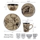 thumbnail image 2 of Juego de vajilla Mossy Oak Animal Print Service de 4 a 16 piezas, 2 of 7