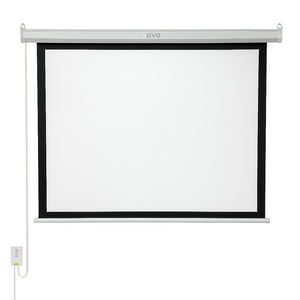 Telón 100 Pulgadas Eléctrico Con Control 200 X 150 Cm Levo Blanco