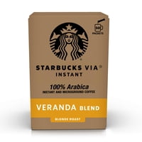 Café Instantáneo Starbucks Via Veranda Blend, 50 Paquetes