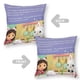 thumbnail image 2 of Casa de Muñecas de Gabby Fundas de almohada de terciopelo con tema, regalos de funda de almohada, decoración para el hogar, cojín de lanzar, regalo de cumpleaños para fans y parejas. 60cm x 60cm., 2 of 6