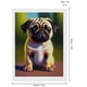 thumbnail image 2 of Kit de Pintura de Diamantes 5D Diseño Pug Desmarcar 30x40cm, 2 of 6