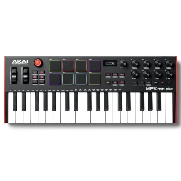 Controlador MIDI Profesional 37 Teclas Akai MPK Mini Plus