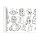 thumbnail image 3 of Pósteres para Colorear DIY, Regalo de Cumpleaños, Dibujo de Princesa Bonita, 3 of 5