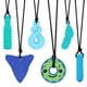 thumbnail image 1 of Collares masticables de silicona Hoaisun, 6 piezas, para ansiedad, 1 of 7