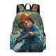 thumbnail image 1 of Paddington-theme Backpack, Campus style schoolbag Bookbag with Adjustable Shoulder Straps And Large Zip Compartment, Unisex Travel Bags.42x30x15cm, 1 of 6