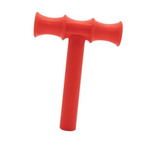 Magideal - Juguete Masticable Con Forma De Tubo Para Bebé, Ideal Para Niñas De 0 A 6 Meses Y Niños De 6 A 12 Meses, Color Rojo.