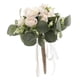 thumbnail image 5 of Ramo de boda para novia, ramo de rosas romántico flores artificiales ramo hecho a mano ramo de novia para decoración de boda, 5 of 5