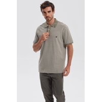 Fashionspark - Polera Hombre Mini Rayas Verde