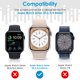 thumbnail image 2 of Protector de pantalla UniqueMe, paquete de 6 unidades, para Apple Watch de 40 mm, 2 of 7