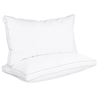 Utopia Bedding - Juego De 2 Unidades De Ropa De Cama Pillows Utopia, Tamaño King (Blanco), De Primera Calidad
