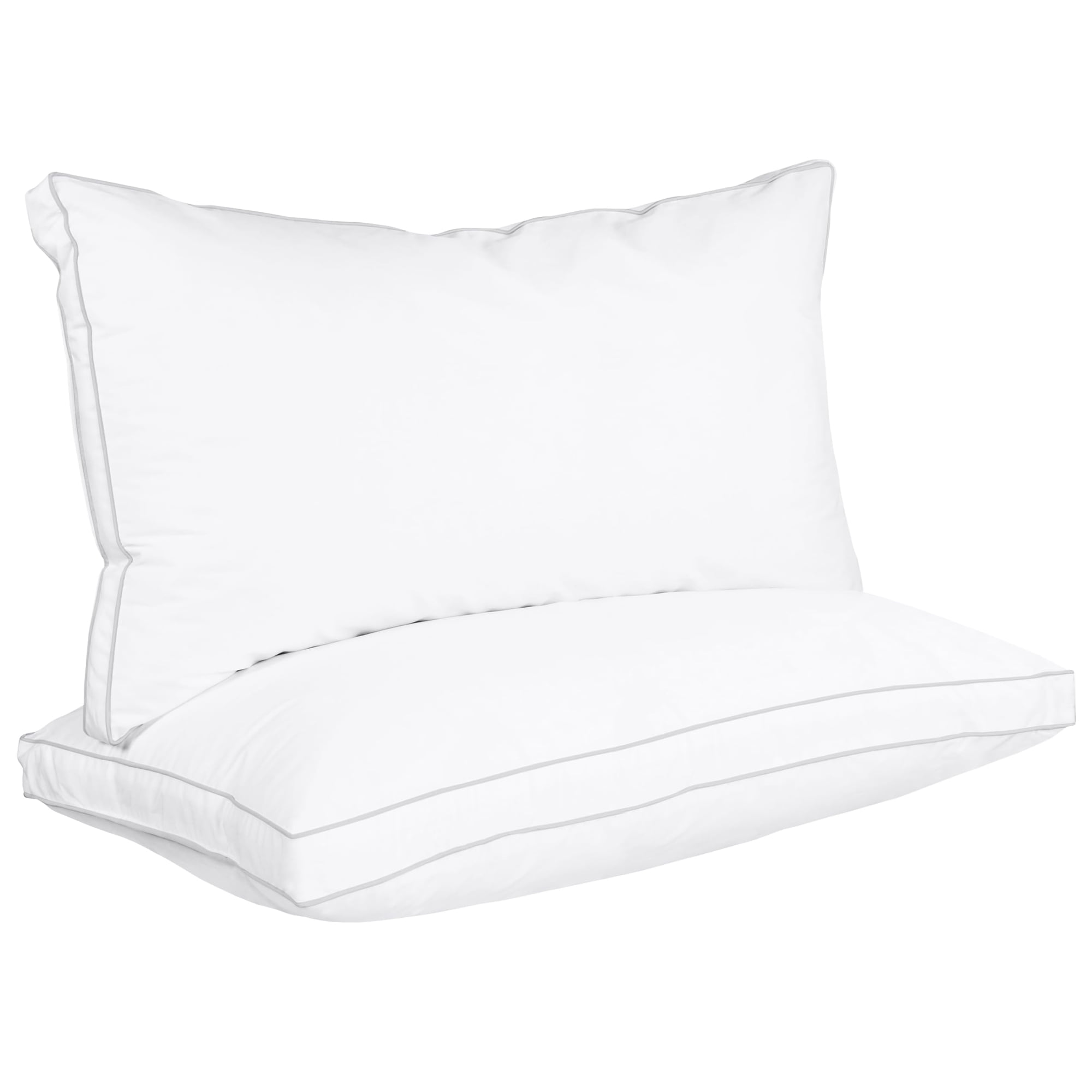 Utopia Bedding - Juego De 2 Unidades De Ropa De Cama Pillows Utopia, Tamaño King (blanco), De Primera Calidad