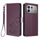 thumbnail image 1 of Infinix Note 60 Pro 5G Funda Billetera de Gato, Morado Oscuro, 1 of 6
