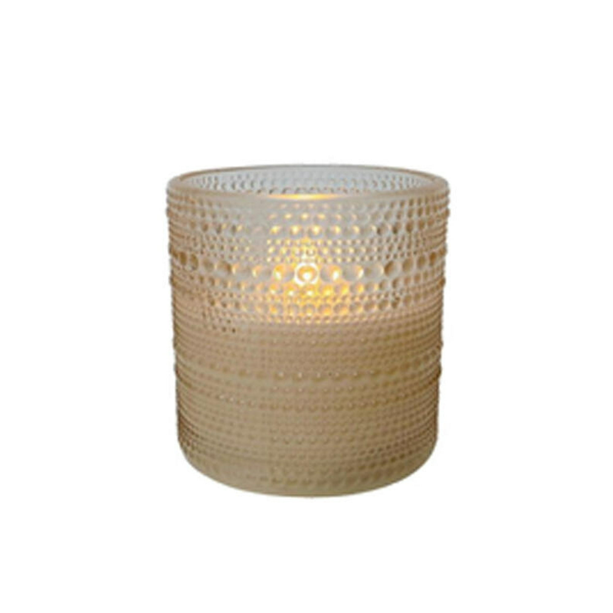 Vgo - Fanal Recipiente Con Vela Led Fn2028