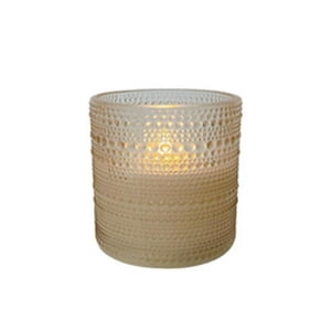 Vgo - Fanal Recipiente Con Vela Led Fn2028