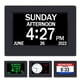 thumbnail image 1 of Reloj digital AINFTIME DST con calendario y pantalla grande de 7", 1 of 6