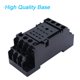 thumbnail image 2 of Relé de potencia electromagnética mxuteuk HH54P AC 24V 3A 4PDT, 2 of 8