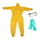 thumbnail image 4 of Monos De Protección Química Para Hombres Tobillos Elásticos Impermeables Trajes Cómodos XL Con Guantes, 4 of 5